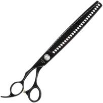 Geib Black Pearl Lefty Chunker 8.5 - 8.5 vienpusės retinimo žirklės kairiarankiams, 26 dantys