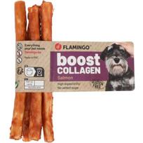 Flamingo Boost Kolagenas 35g - kolageno skanėstai šunims, lašišos lazdelės 5vnt