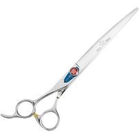 Kenchii Five Star Offset Left Curved Scissors - kirpimo žirklės kairiarankiams, lenktos, su poslinkiu