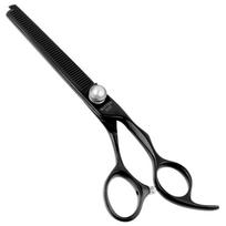 Geib Black Pearl Thinners - profesionalios vienpusės retinimo žirklės, pagamintos iš kobalto plieno - 46 dantys