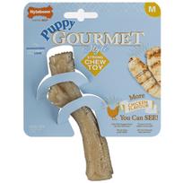 Nylabone Puppy Gourmet vištienos lazdelė - šunų kramtukas, intensyvus vištienos skonis