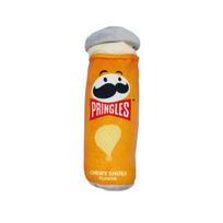 Record Pringles Dog Plush Toy - pliušinis žaislas šunims, traškučiai, su cypliuku