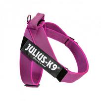 Julius - K9 IDC Color&Gray Diržų Pakinktai Rožiniai - diržų pakinktai, šunų pakinktai, fuksija