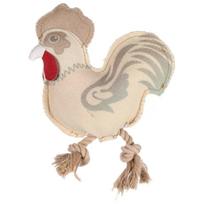 Flamingo Rooster - šuns žaislas, gaidys su virve ir cypliuku