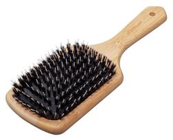 Comair Bamboo Line Paddle - didelis bambukinis šepetys su šerno šeriais, turintis plaukų išpainiojimo funkciją