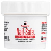 PPP Nail Safe Styptic Powder - milteliai kraujavimui sustabdyti kerpant šunų, kačių ir šeškų nagus.