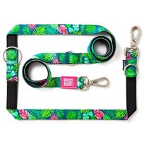 Max&Molly Multi-Leash Tropical - Reguliuojamas šuns pavadėlis, įdomus raštas, 200 cm