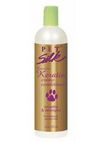 Pet Silk Brazilian Keratin kondicionierius - profesionalus drėkinamasis ir glotninamasis kailio kondicionierius su brazilišku keratinu ir šilku, koncentratas 1:16