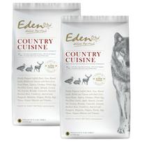 Eden Country Cuisine Dydis S - Šunų maistas mažų veislių šunims su antiena, ėriena, triušiena ir žvėriena