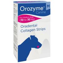 Orozyme Oradental Collagen Stripes - kolageno dantų kramtukai vidutinio dydžio šunims