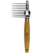 Bamboo Groom Dematting Rake - bambukinės šukos dideliems šunims