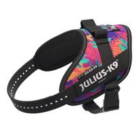 Julius - K9 IDC Powerharness Vibe - šuns pakinktai su atšvaitais, delno raštas - Mini - Mini