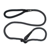 Alcott Adventure Slip Rope Pavadėlis 150 cm Juodas - atspindintis virvinis pavadėlis šunims, juodas