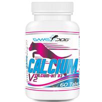 Game Dog Calcium + D3 60tbl. - kalcis ir vitaminas D3 šunims