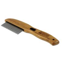 Bamboo Groom besisukantis šukų šepetys su 41 dantuku - bambukinės šukos šunims ir katėms, 41 besisukantis dantukas