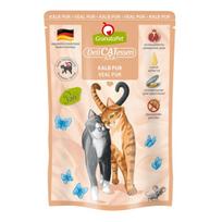 GranataPet DeliCatessen Veal Pur - be grūdų šlapias maistas su veršiena, pakuotės katėms