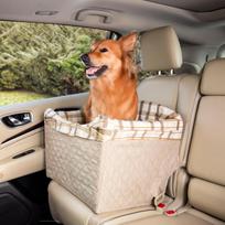 PetSafe Happy Ride Seat Tan - automobilių sėdynė šunims, smėlio spalvos