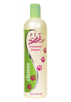 Pet Silk D - Limoneno šampūnas - blusų ir erkių atbaidantis šampūnas šunims, ramina įkandimų sukeltą dirginimą, koncentratas 1:16