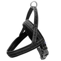 Hurtta Casual Eco Harness Raven - norvegiško stiliaus pakinktai šunims, pagaminti iš perdirbtų medžiagų - 45 - 55