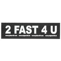 Julius - K9 2 Fast 4 You ženkliukas 2 vnt. - Velcro lipdukas Julius K9 pakinktams