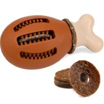 PetSafe Busy Buddy Chompin' Chicken - kramtomasis žaislas su skanėstu šunims, vištienos blauzdelė