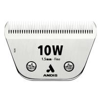 Andis Ceramic EDGE 10W Fine Wide Blade - platus keraminis Snap-On kirpimo mašinėlių peilis, chromuotas plienas