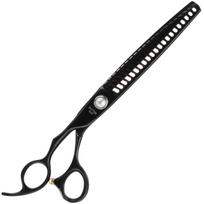Geib Black Pearl Lefty Chunker 7.5 - 7.5 vienpusės retinimo žirklės kairiarankiams, 21 dantis