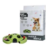 Eat Slow Live Longer Puzzle Beetle - intelektualus žaislas šunims, vabalas