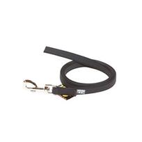 Julius K9 Supergrip Color & Gray treniravimo pavadėlis juodas - treniravimo pavadėlis be rankenos, juodas