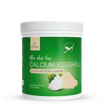 Pokusa RawDietLine Calcium Eggshell - preparatas iš vištų kiaušinių lukštų, stiprinantis kaulus ir dantis.