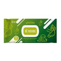 Record Green Tea servetėlės 40 vnt. - universalios servetėlės šunų ir kačių kailiui, akims ir ausims valyti, su arbatos kvapu