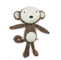 Cotton Monkey - medvilninis beždžionės formos žaislas šunims su garsiniu efektu