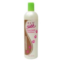 Pet Silk French Vanilla kondicionierius - drėkinamasis kondicionierius jautriai šunų ir kačių odai, su vanilės kvapu, koncentratas 1:16