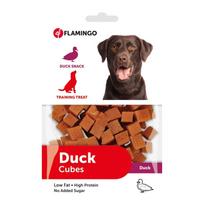 Flamingo Snack Duck Cubes - dresūros skanėstai šunims su antiena