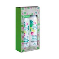 Pet Silk Vegan Aloe Vera Avižų Rinkinys - šampūnas + kondicionierius kailiui su alaviju ir avižomis, koncentratas 1:16