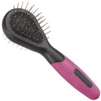 KW Smart 2-Sided Brush - Dvipusis šepetys mažiems gyvūnams, metaliniai smeigtukai + nailonas