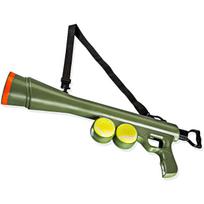 Flamingo Bazooka teniso kamuoliuko šaudyklė - teniso kamuoliuko paleidimo įrenginys šunims, nuotolis 20 m