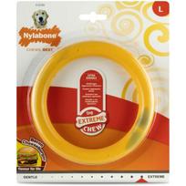 Nylabone Bacon Cheeseburger Extreme Ring Chew - patvarus kramtomas žiedas šunims, su sūrio ir šoninės skoniu