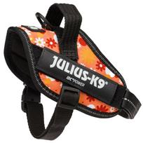 Julius - K9 IDC Powerharness Flowers - aukštos kokybės šunų petnešos, gėlių raštas - Mini - Mini