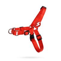 Dashi Solid Front Harness Red - nesitraukiantis norvegiškas šunų pakinktai, raudoni