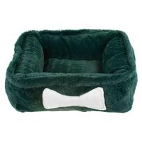 Biglo Fluffy Bone Emerald - minkštas, pūkuotas ir atpalaiduojantis šuns guolis, smaragdinis