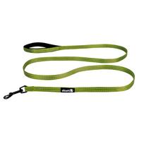 Alcott Adventure pavadėlis 180cm žalias - atspindinti juosta šunims, žalias
