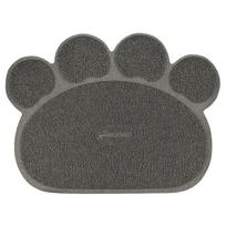 Record Paw Pet Bowl Mat - neslystantis kilimėlis, kilimėlis dubenėliams ir kraiko dėžėms letenos formos