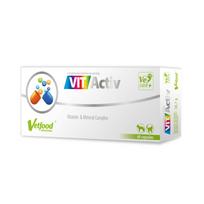 Vetfood VitActiv Vitaminų ir Mineralų Kompleksas 60 tablečių - vitaminų ir mineralų rinkinys šunims ir katėms
