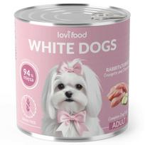 Lovi Food Dogs Rabbit & Turkey - šlapias maistas šunims, triušiena su kalakutiena, cukinija ir ramunėlėmis