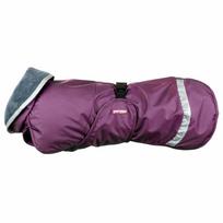 Light Pomppa for Harness - šiltas lietpaltis šunims, su pavadėlio anga, slyvų spalvos