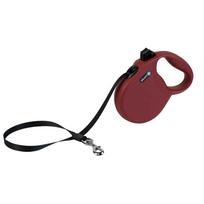 Alcott Wanderer automatinis pavadėlis 5m raudonas - automatinis pavadėlis šunims, raudonas