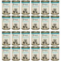 Simpsons Premium Four Bird Casserole - wet food for dogs, with poultry and vegetables, grain-free - 24x