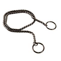 Show Tech Snake Chain Anthracite - elegantiška, antracito spalvos parodų grandinėlė, metalinė