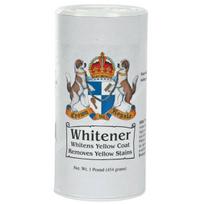 Crown Royale Whitener - balinimo pudra geltonoms dėmėms ir spalvos pakitimams ant kailio, skirta šunims, katėms ir arkliams